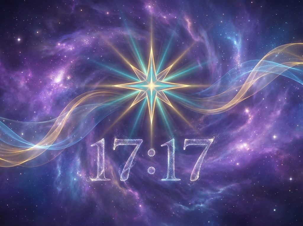 17h17 signification étoile chance espoir lumière divine opportunité cosmique