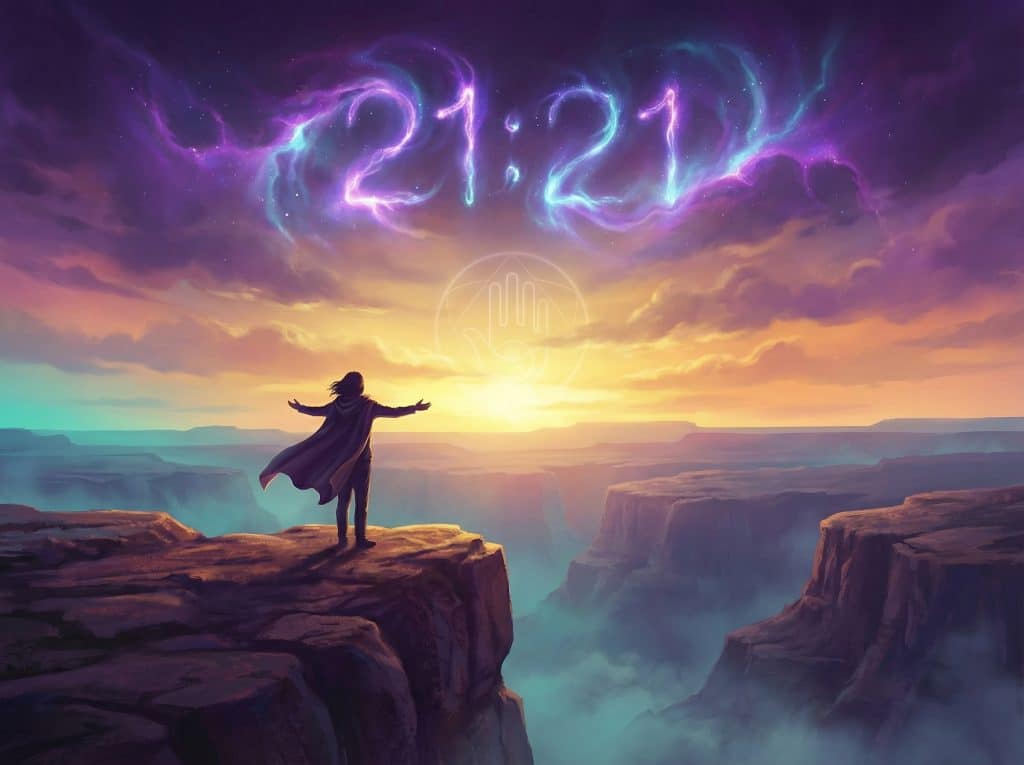 21h21 signification confiance cosmique foi spirituelle lumière divine guidance