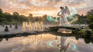 14h14 signification heure miroir équilibre tempérance lumière dorée spirituelle