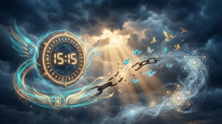 15h15 signification heure miroir changement liberté chaînes brisées lumière spirituelle