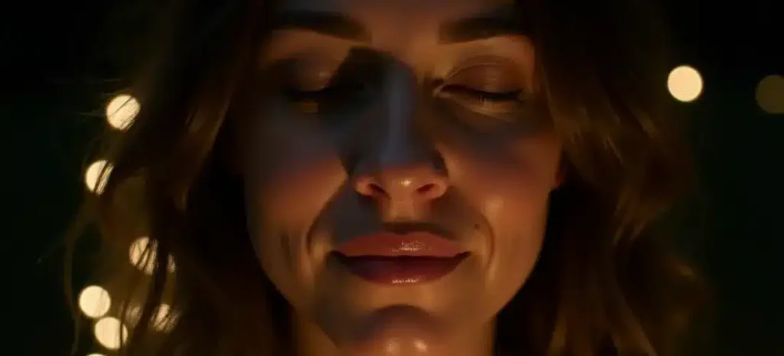 loi de l'hypothèse femme méditation yeux fermés conscience intérieure manifestation